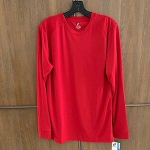 Classic Red Long Sleeve Tee